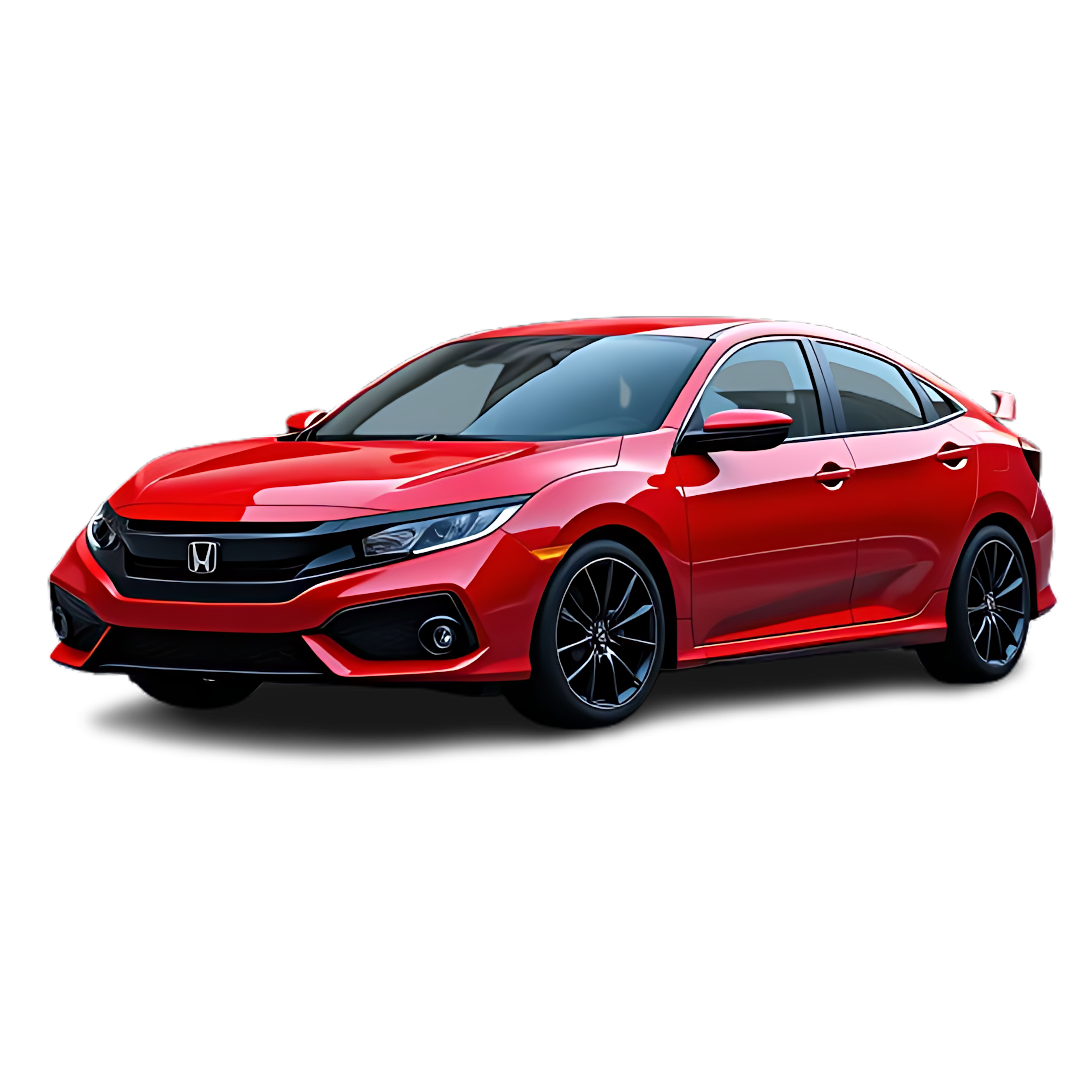 Red Honda Civic